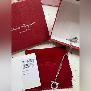 Salvatore Ferragamo Silver Necklace